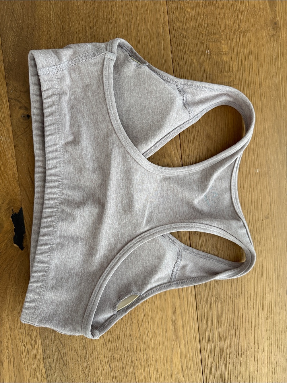 Beyond Yoga Light Brown Wireless Racerback Sports Bra - Picture 3 of 3